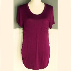 Ragdoll Red Short Sleeve Women’s Sz Small Pocket T Shirt